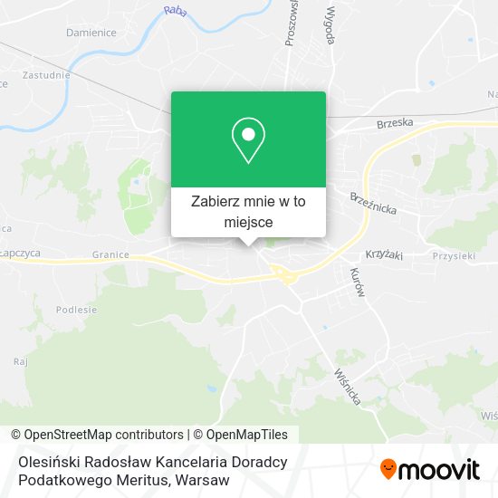 Mapa Olesiński Radosław Kancelaria Doradcy Podatkowego Meritus