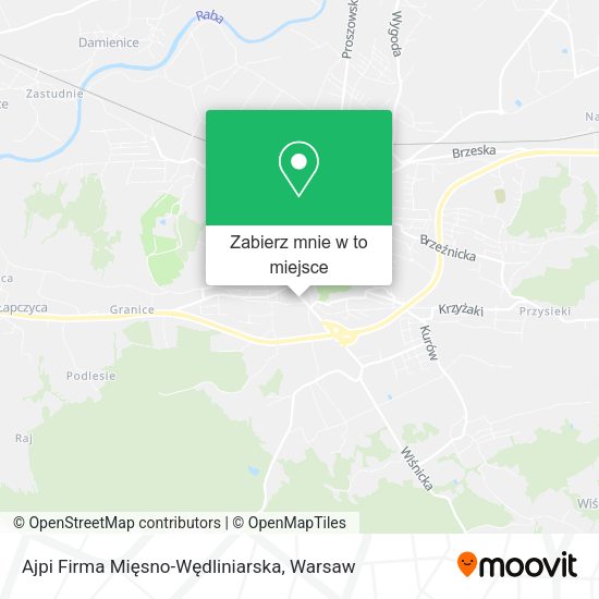 Mapa Ajpi Firma Mięsno-Wędliniarska