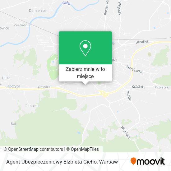 Mapa Agent Ubezpieczeniowy Elżbieta Cicho