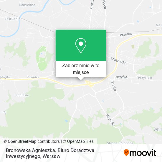 Mapa Bronowska Agnieszka. Biuro Doradztwa Inwestycyjnego