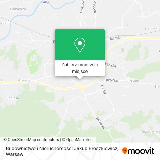 Mapa Budownictwo i Nieruchomości Jakub Broszkiewicz