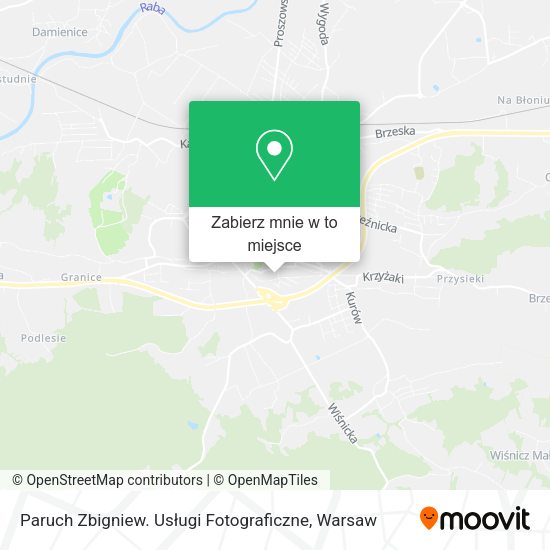 Mapa Paruch Zbigniew. Usługi Fotograficzne