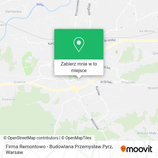 Mapa Firma Remontowo - Budowlana Przemysław Pyrz