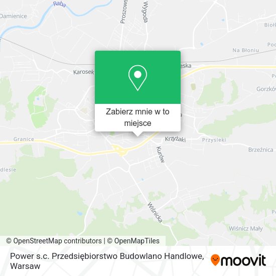 Mapa Power s.c. Przedsiębiorstwo Budowlano Handlowe