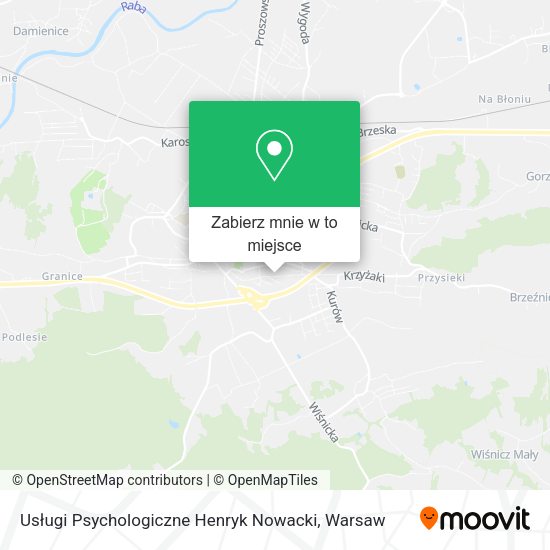 Mapa Usługi Psychologiczne Henryk Nowacki