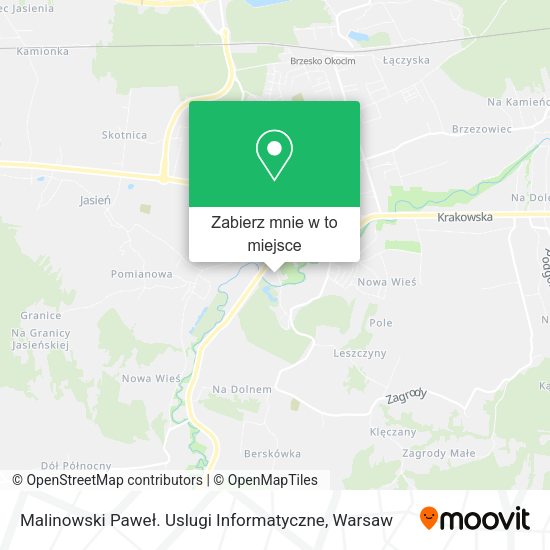 Mapa Malinowski Paweł. Uslugi Informatyczne