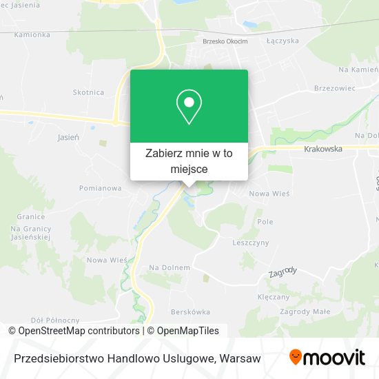 Mapa Przedsiebiorstwo Handlowo Uslugowe