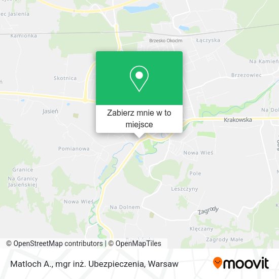 Mapa Matloch A., mgr inż. Ubezpieczenia