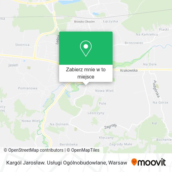 Mapa Kargól Jarosław. Usługi Ogólnobudowlane