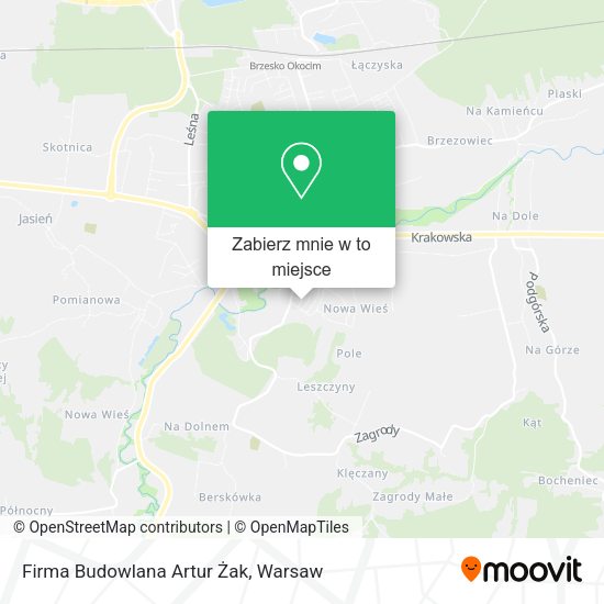 Mapa Firma Budowlana Artur Żak