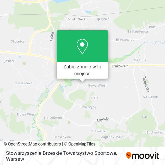 Mapa Stowarzyszenie Brzeskie Towarzystwo Sportowe