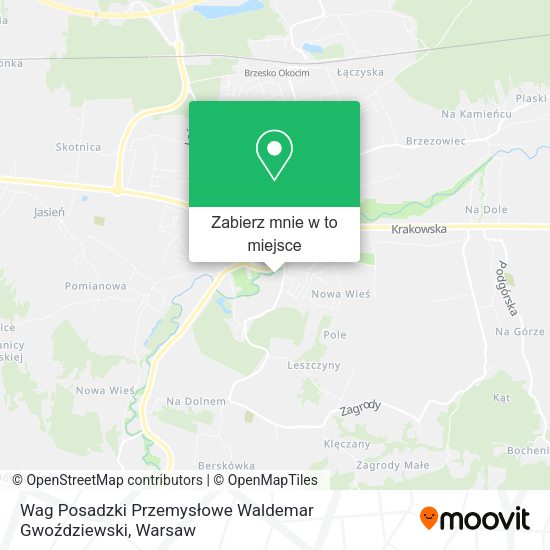 Mapa Wag Posadzki Przemysłowe Waldemar Gwoździewski