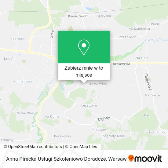 Mapa Anna Pirecka Usługi Szkoleniowo Doradcze