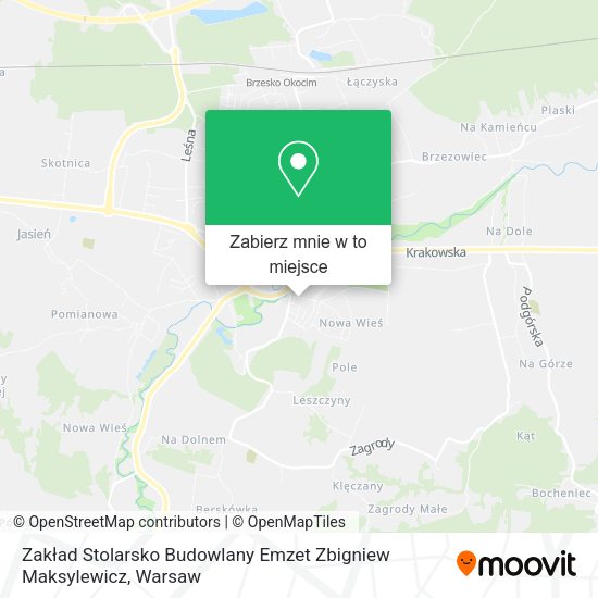 Mapa Zakład Stolarsko Budowlany Emzet Zbigniew Maksylewicz