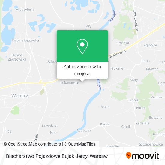 Mapa Blacharstwo Pojazdowe Bujak Jerzy