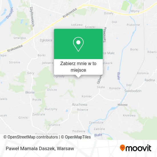 Mapa Paweł Mamala Daszek