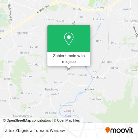 Mapa Zitex Zbigniew Tomala