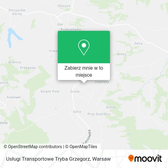 Mapa Usługi Transportowe Tryba Grzegorz