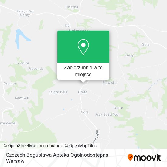 Mapa Szczech Boguslawa Apteka Ogolnodostepna