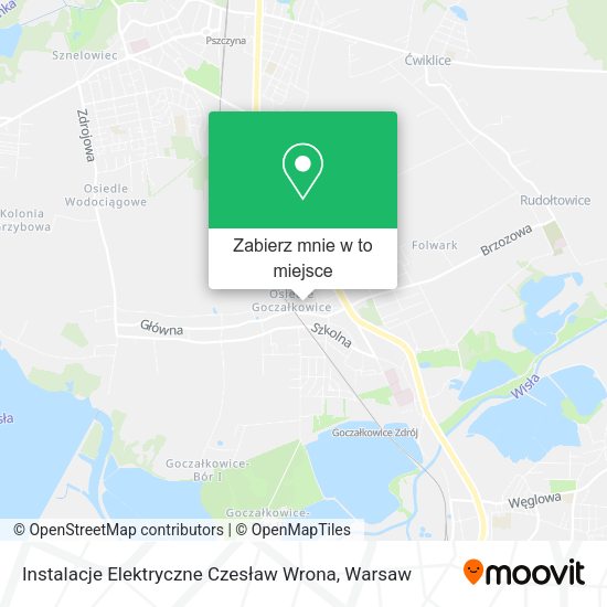 Mapa Instalacje Elektryczne Czesław Wrona