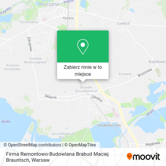 Mapa Firma Remontowo-Budowlana Brabud Maciej Brauntsch