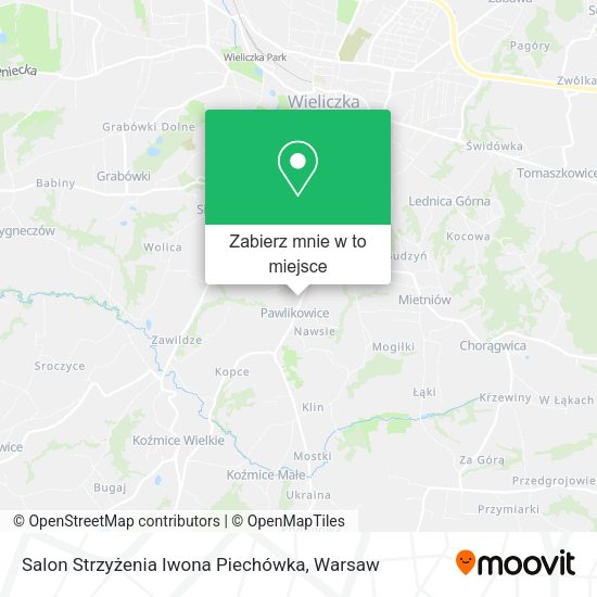 Mapa Salon Strzyżenia Iwona Piechówka