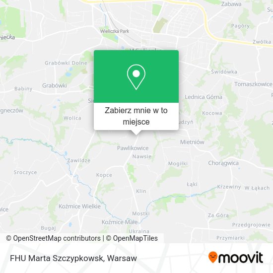 Mapa FHU Marta Szczypkowsk