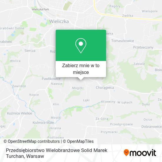 Mapa Przedsiębiorstwo Wielobranżowe Solid Marek Turchan