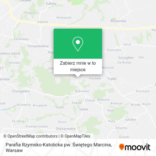 Mapa Parafia Rzymsko-Katolicka pw. Świętego Marcina