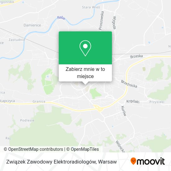 Mapa Związek Zawodowy Elektroradiologów