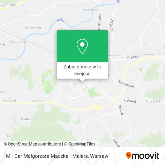 Mapa M - Car Małgorzata Mączka - Malarz