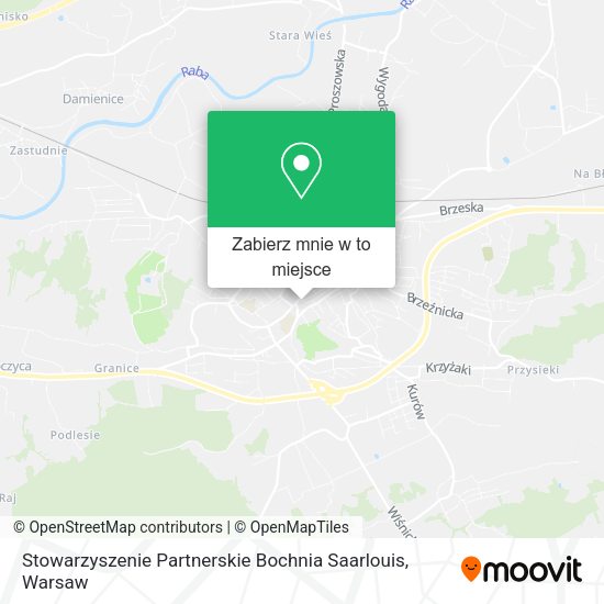 Mapa Stowarzyszenie Partnerskie Bochnia Saarlouis