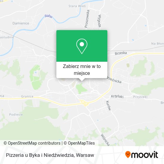 Mapa Pizzeria u Byka i Niedźwiedzia