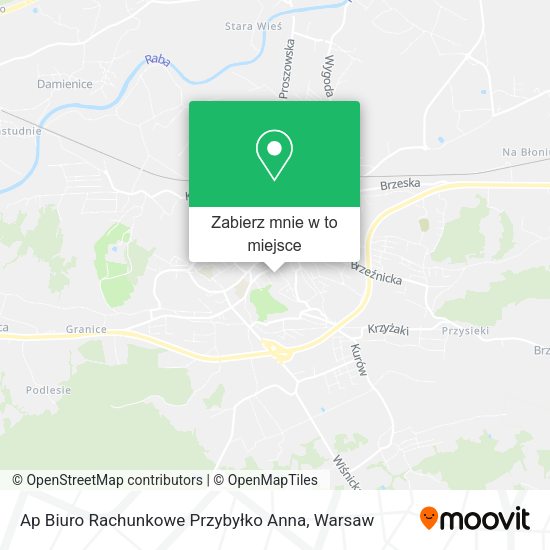 Mapa Ap Biuro Rachunkowe Przybyłko Anna