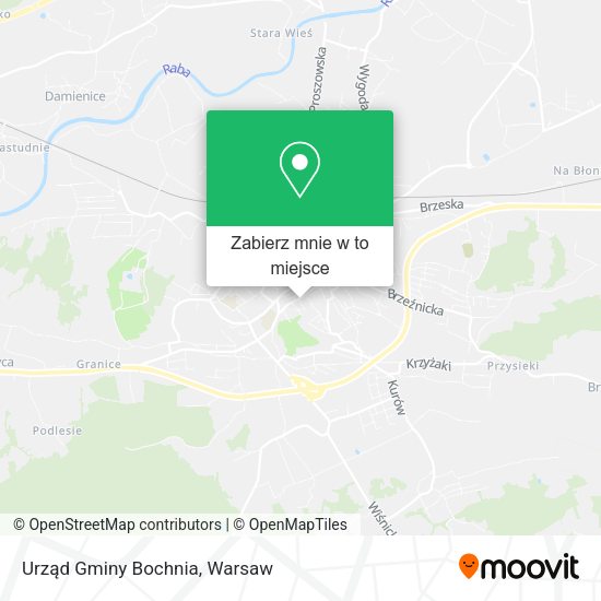 Mapa Urząd Gminy Bochnia