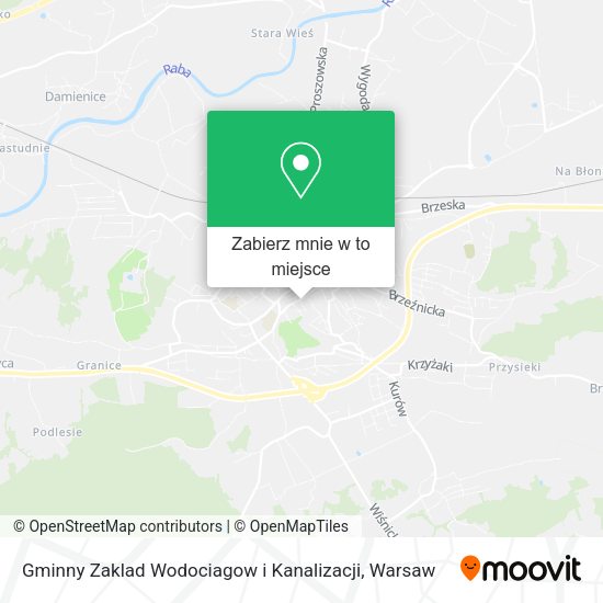 Mapa Gminny Zaklad Wodociagow i Kanalizacji