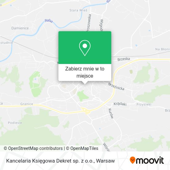 Mapa Kancelaria Księgowa Dekret sp. z o.o.