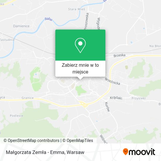 Mapa Małgorzata Zemła - Emma