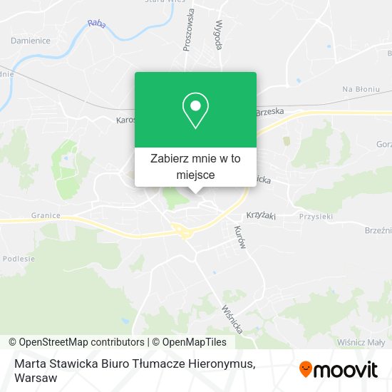 Mapa Marta Stawicka Biuro Tłumacze Hieronymus