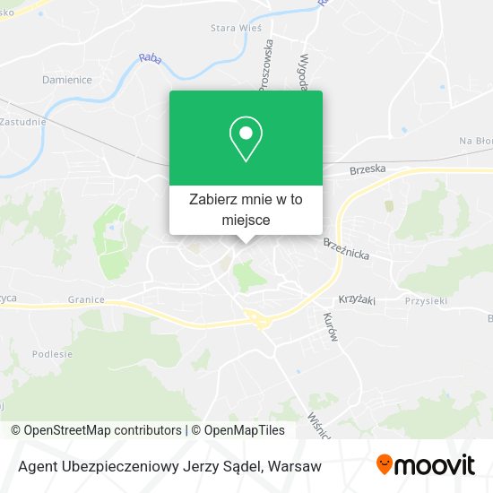 Mapa Agent Ubezpieczeniowy Jerzy Sądel