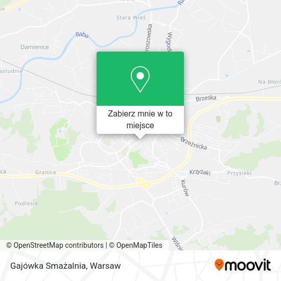 Mapa Gajówka Smażalnia