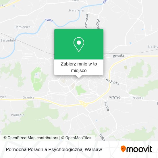 Mapa Pomocna Poradnia Psychologiczna