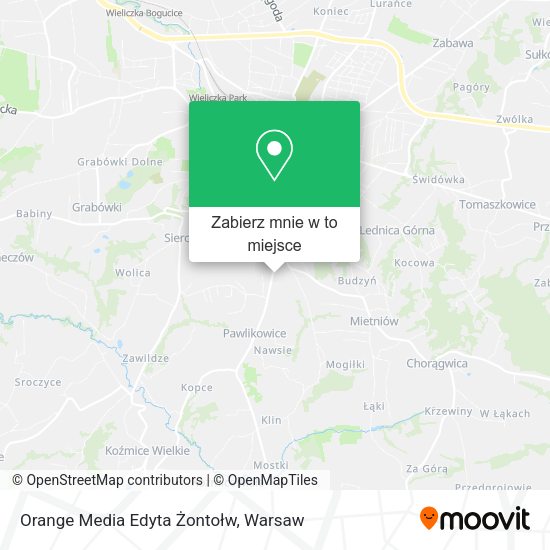 Mapa Orange Media Edyta Żontołw