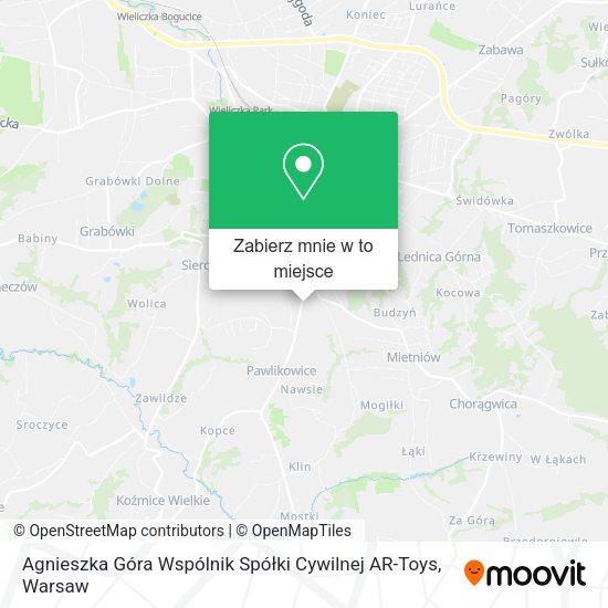 Mapa Agnieszka Góra Wspólnik Spółki Cywilnej AR-Toys