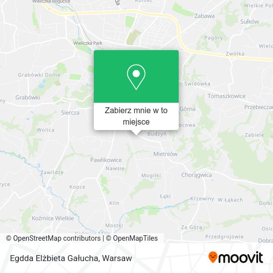 Mapa Egdda Elżbieta Gałucha