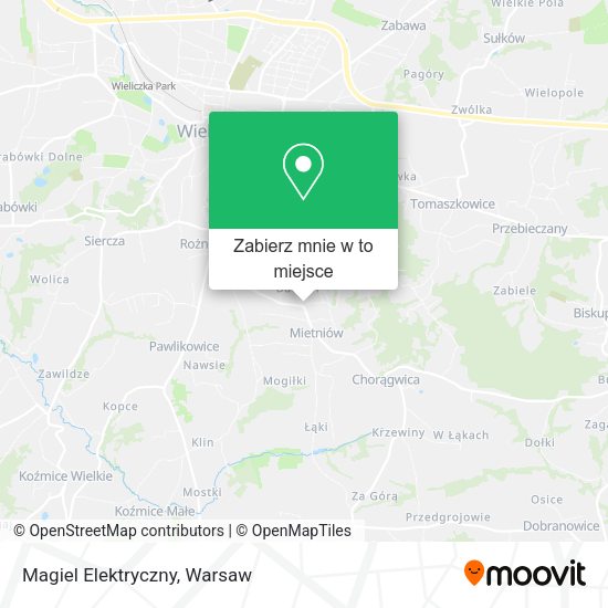 Mapa Magiel Elektryczny