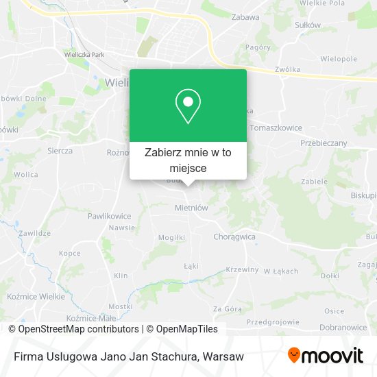 Mapa Firma Uslugowa Jano Jan Stachura