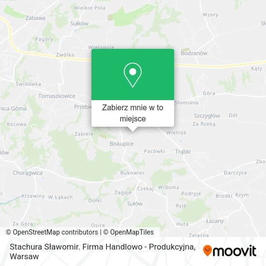 Mapa Stachura Sławomir. Firma Handlowo - Produkcyjna