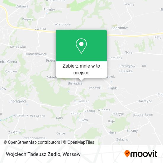 Mapa Wojciech Tadeusz Zadlo