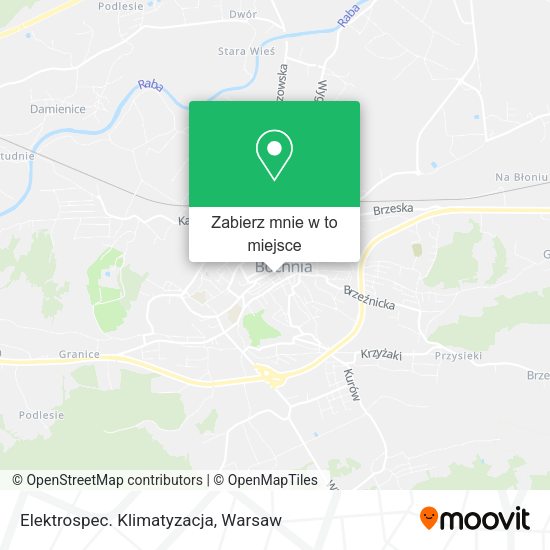 Mapa Elektrospec. Klimatyzacja